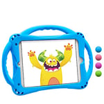 TopEsct Coque iPad Mini Enfant, Étui Antichoc pour iPad Mini 5/Mini 4/Mini 3/Mini 2/Mini 1(7.9 Pouces)，Protection Maximale, Très Résistante en Silicone(iPad Mini 5/4/3/2/1, Bleu)