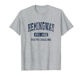 Hemingway South Carolina SC Vintage Athletic Sports Design T-Shirt