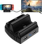 Switch Dock Pour Nintendo Switch Oled - Station D'accueil Portable Hdmi 4k - Adaptateur Tv De Voyage Avec Support De Charge Haute Vitesse Et Port Usb-C