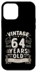 Coque pour iPhone 12 mini Vintage Legend 64 Years Old Limited Edition Men Women BdayVi