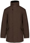 Parka Homme Doublure Matelassée - K677 - Marron Chocolat