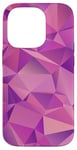 Coque pour iPhone 14 Pro Simple Abstrait Violet Abstrait Triangle