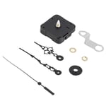 JICHUIO 1 Ensemble Silencieux Mode Silencieux Horloge Murale Quartz mécanisme de Mouvement Mains Noires Bricolage pièces de réparation Kit Ensemble Accessoire