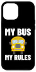 iPhone 12 Pro Max My Bus My Rules Vintage Distressed School Bus Driver Case