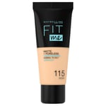 Maybelline Fit Me Matte & Poreless Foundation Ivory 115