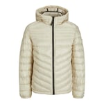 Jack & Jones Men's Hooded Polyester Roll Puffer Hooded Jacket Padded Blazer Coat