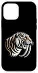 Coque pour iPhone 12 mini Sabertooth Puissant Rugissement Épique