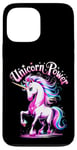 iPhone 13 Pro Max Cute Girl's Magical Unicorn Power Case