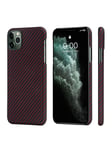 PITAKA Apple iPhone 11 Pro MagEz Case - Black/Red Twill