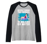 River Tubing The Sequel to Walking on Water River Tubing Raglan Baseball Tee