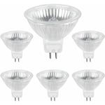 Halogenlampa GU5.3 35W 12V, 400lm Varmvit 2700K Dimbar, Halogen Spotlight Bulb MR16, 6 st.