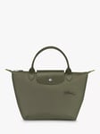 Longchamp Le Pliage Green Recycled Canvas Small Top Handle Bag