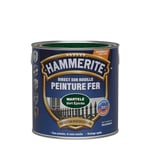 Hammerite Peinture Métal Direct sur Rouille - Anticorrosion, imperméable, direct sans sous-couche - Vert Epicéa Martelé 2,5 L