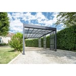 Carport aluminium Trigano - LIBECCIO + 3 claustras - 16 m²