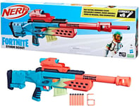 Nerf Fortnite Storm Scout Blaster, Nerf Scope, 6-Dart Clip, 6 Elite Nerf Darts,