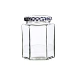 Kilner Hexagonal Glass Twist Top Preserve Storage Jar 250 ml