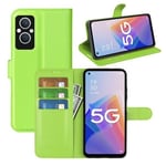 Oppo Reno8 Lite 5G Pu Wallet Case [Green]