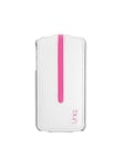 Uniq Neon Blanche Fuchsia White Flip Phone Case for iPhone4/4S, UK seller