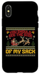 iPhone X/XS You Should See The Size Of My Sack Men's Adult Christmas Case