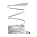 Dacota Platinum magneettinen USB-C – USB-C -kaapeli 1,5 m, valkoinen