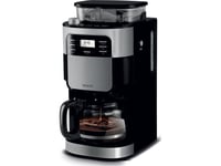 Sencor Sce 7000Bk, Droppande Kaffebryggare, 1,5 L, Kaffebönor, Malat Kaffe, Inbyggd Kvarn, 900 W, Svart