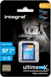 INTEGRAL Carte SDXC 512GB UHS-II V90 R300/W280 MB/s