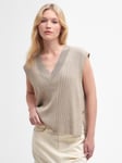 Barbour International Alicia Sleeveless Knit Top, Beige