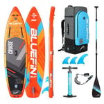 Bluefin SUP Planche de stand up paddle gonflable Cruise 10'8 - Planche de SUP adulte - SUP Cruise 10'8 - Facile à transporter - Kit paddlebord complet - Accessoires SUP inclus