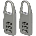 STRONG TRAVEL COMBINATION PADLOCK 3 Digit Suitcase Luggage Locker Bag Combo Lock