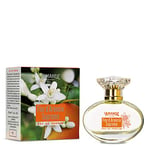 L'AMANDE - Parfum Femme Frais et Agrumé avec Notes au Citron, Parfums Vanille et Musc, Eau de Parfum avec Senteurs Douces et Musquées - Fleur d'Orange Suprême, 50 ml