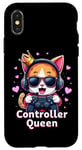 iPhone X/XS Controller Queen Cute Gamer Cat Design- Gaming Cat Lovers Case