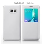 Flip Cover Galaxy S6 Edge Plus ID Caller White