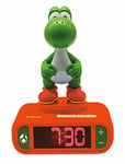 Lexibook - Réveil Nintendo Super Mario - Effets sonores Super Mario - Horloge Réveil Garçons - avec Snooze- Orange/Vert - RL800NI1, Taille Unique