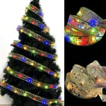 5 cm guld bandljus - batterityp Colorful 5 meters 50 lights