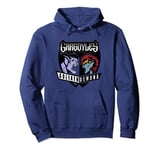 Disney Gargoyles Goliath VS Demona Split Screen Badge Pullover Hoodie