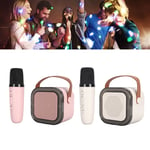 Karaoke Machine LED Dynamic Light Small BT Speaker With Mic For 4 To 12 Year