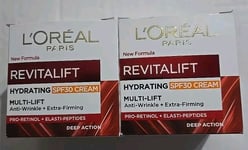 L'oreal Paris Revitalift Hydrating SPF 30 Multi-lift Cream - 50ml X 2