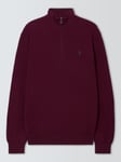 Polo Ralph Lauren Lightweight Half-Zip Sweater, Damson Red