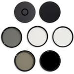 Urth 39mm 4-in-1 Magnetic Lens Filter Kit (Plus+) — UV, CPL, Neutral Density ND8, ND1000, Multi-Coated Optical Glass, Ultra-Slim Camera Lens Filters