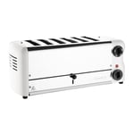 Rowlett Esprit Toaster White 6 Slot w/2x Additional Elements & Sandwich Cage