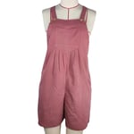 Women Casual Overalls Jumpsuit Shorts Loose Buttoned Summer Overalls Shorts With