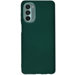 Case for Motorola Moto G62 5G Silicone Matte Finish Smudge proof Green