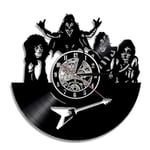 Kiss Band Vinyl Skiva Väggklocka