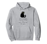 Did I scratch anyone today no did I want to oh yeah cat Pullover Hoodie