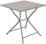 Table De Jardin Carrée En Aluminium 2 Personnes Globe