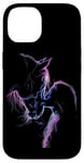 iPhone 14 Just A Girl In Love with Horses Dreamy Silhouette Horse Kiss Case