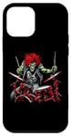 Coque pour iPhone 12 mini Kit de batterie Rock and Roll Band Rock On Drum du batteur Skeleton Guy