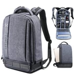 K&F Concept Beta Camera Backpack DSLR  And Laptop Carrier Light Grey Nylon