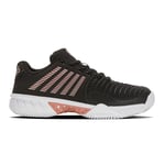 K-Swiss Femme Express Light 3 HB Chaussures de Tennis, Noir, Acier, Gris, Or Rose, 42 EU