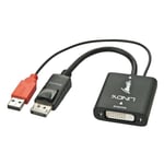 LINDY DVI-D to DisplayPort Converter Adapter - Black